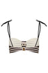 San Miguel Top / Black & White Stripes